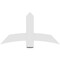 Ekena Millwork Bellingham Architectural Grade PVC Gable Bracket, 48"W x 26"H x 2"D x 6"F, 13/12 Pitch GBP048X26X0206BEL00 - alternate 4